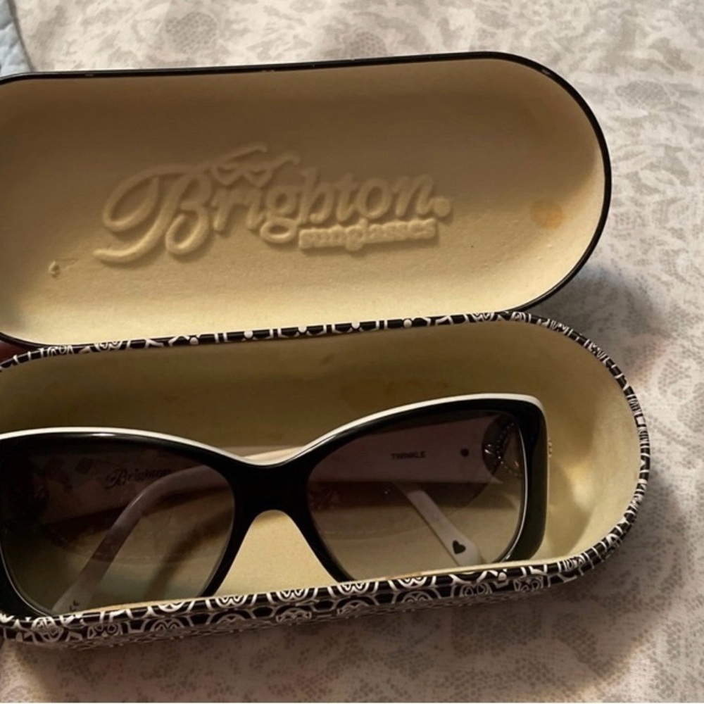 Brighton Twinkle Black white Sunglasses